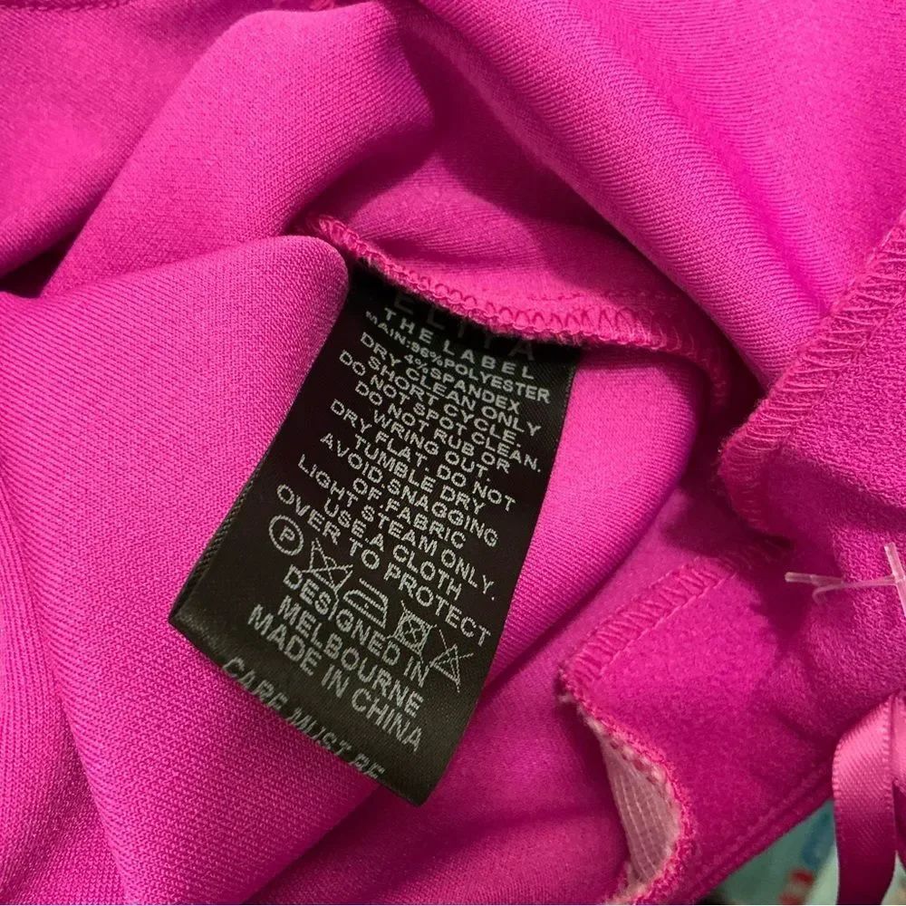 Nwt Eliza The Label Rio Pants Pink Size L Cut Out On Side Too — image 6 of 8